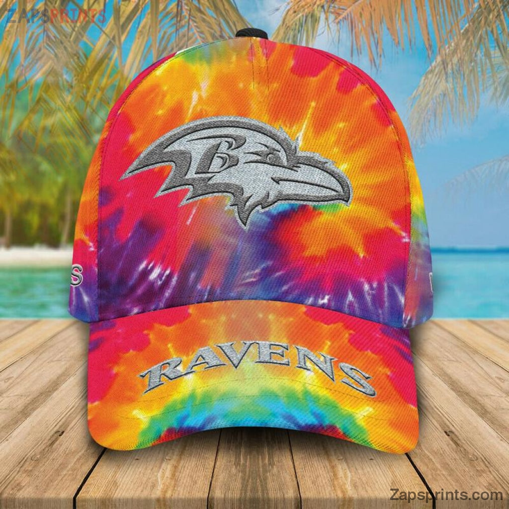 Baltimore Ravens Colorful 2 3D Classic Cap Gift For Fan Football Lovers