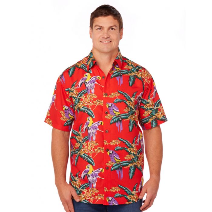 Exotic Parrot Red Amazing Design Hawaii Shirt Ha59141