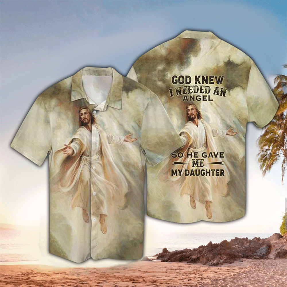 God Gave Me My Daughter Hawaii Shirt Aloha Ha57125