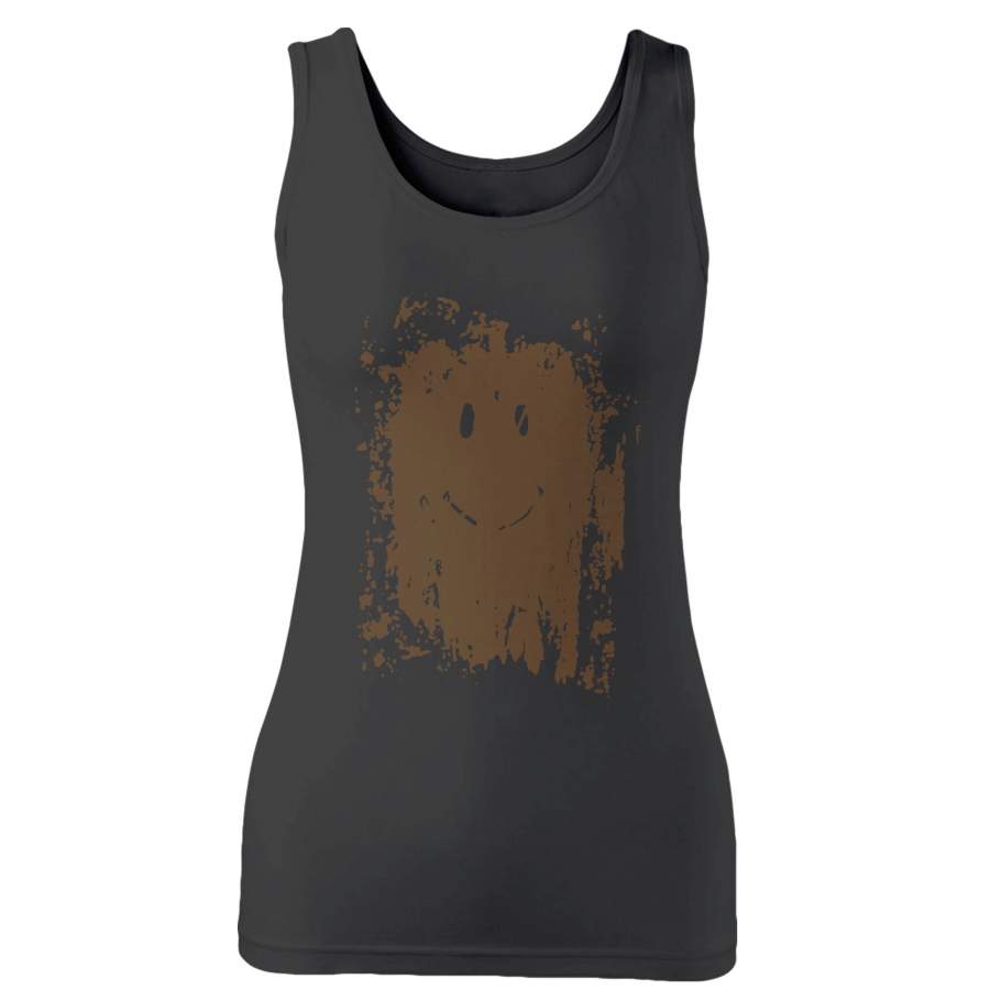 Muddy Smiley Face Forrest Gump Movie Woman’s Tank Top