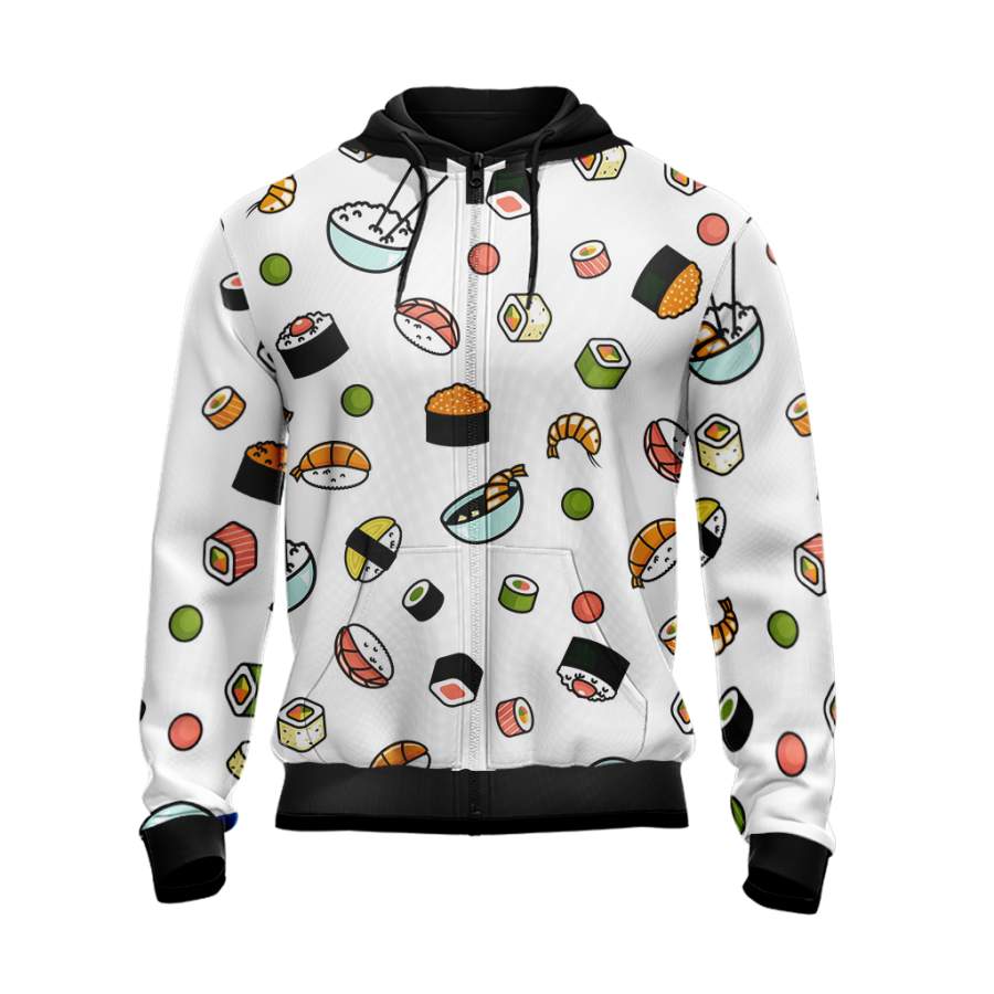 Father And Daughter Best Sushi Partners For Life Sushi Unisex Zip Up ...