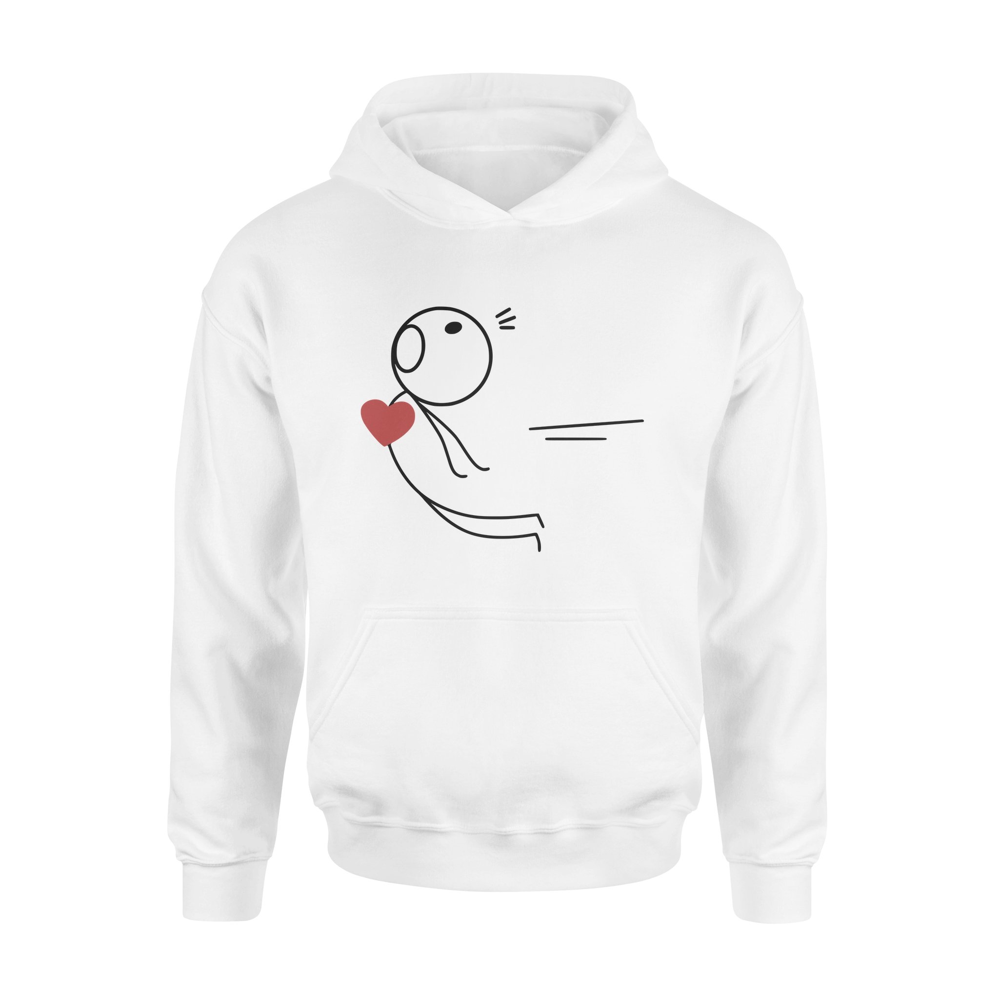 Heart magnet Couple Hoodies