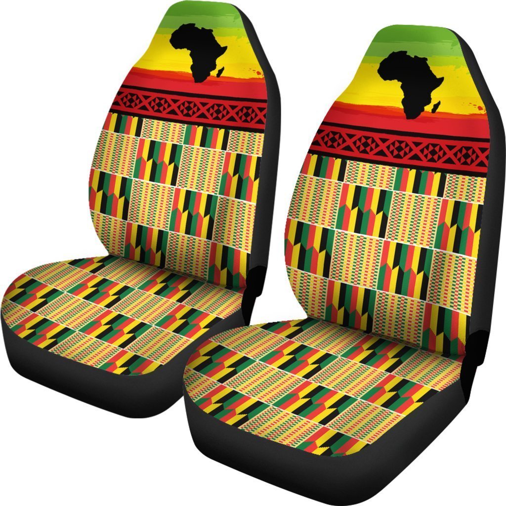 Greek Life Car Seat Covers – Light Concept Kente J5