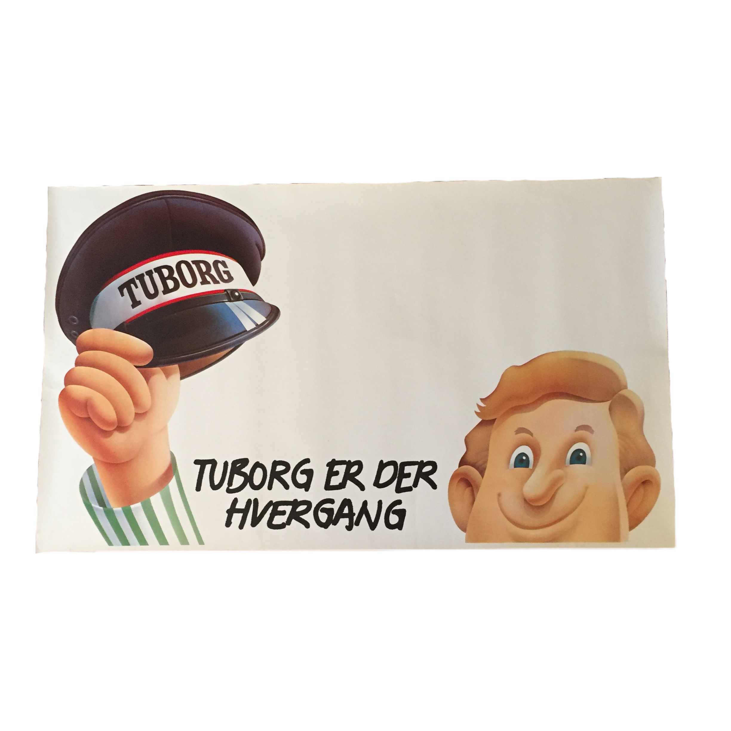 Vintage Tuborg “Every Time” Subway Poster