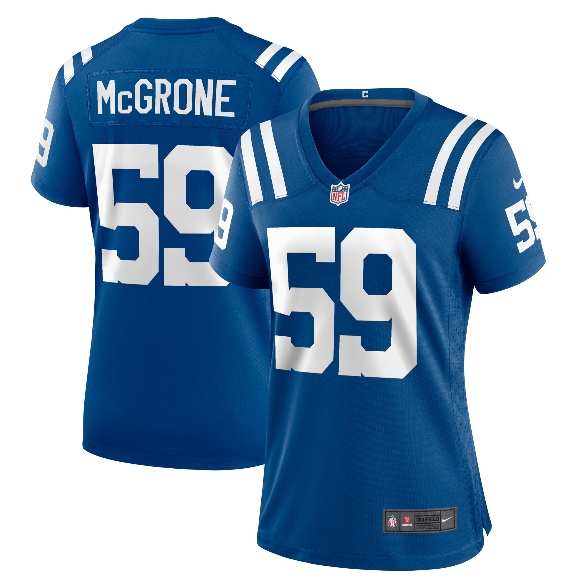 Women’s Indianapolis Colts Cameron McGrone  Royal Team Game Jersey