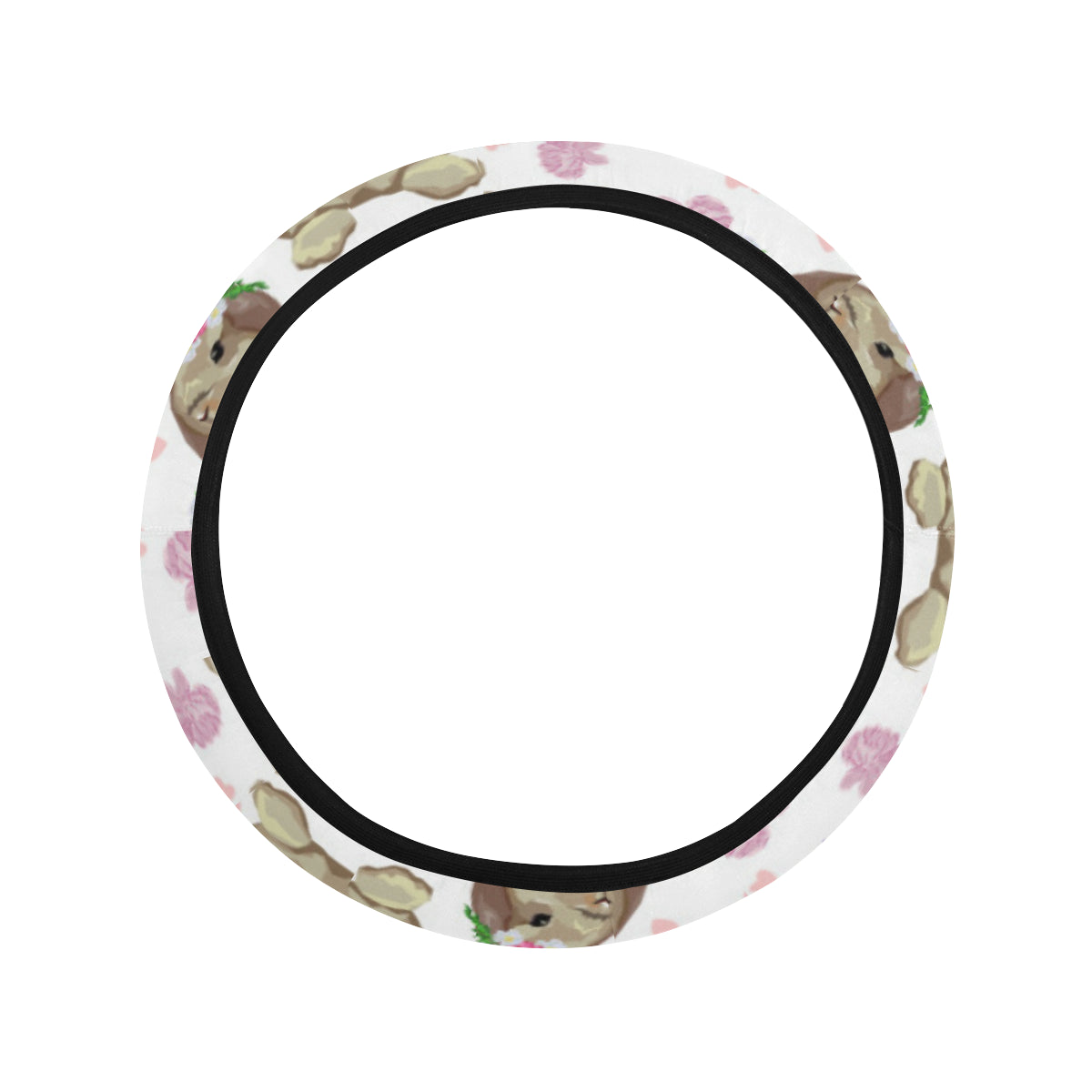 Rabbit Pattern Car Steering Wheel Cover