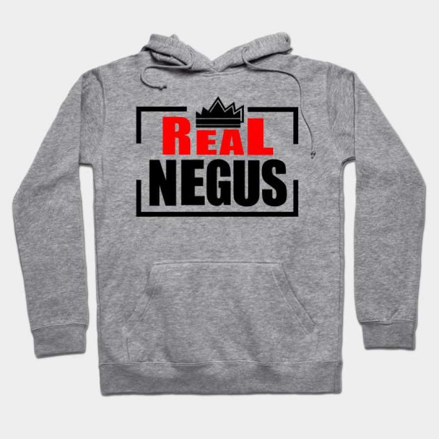 Sweat Shirt Real Negus Black And Red African American