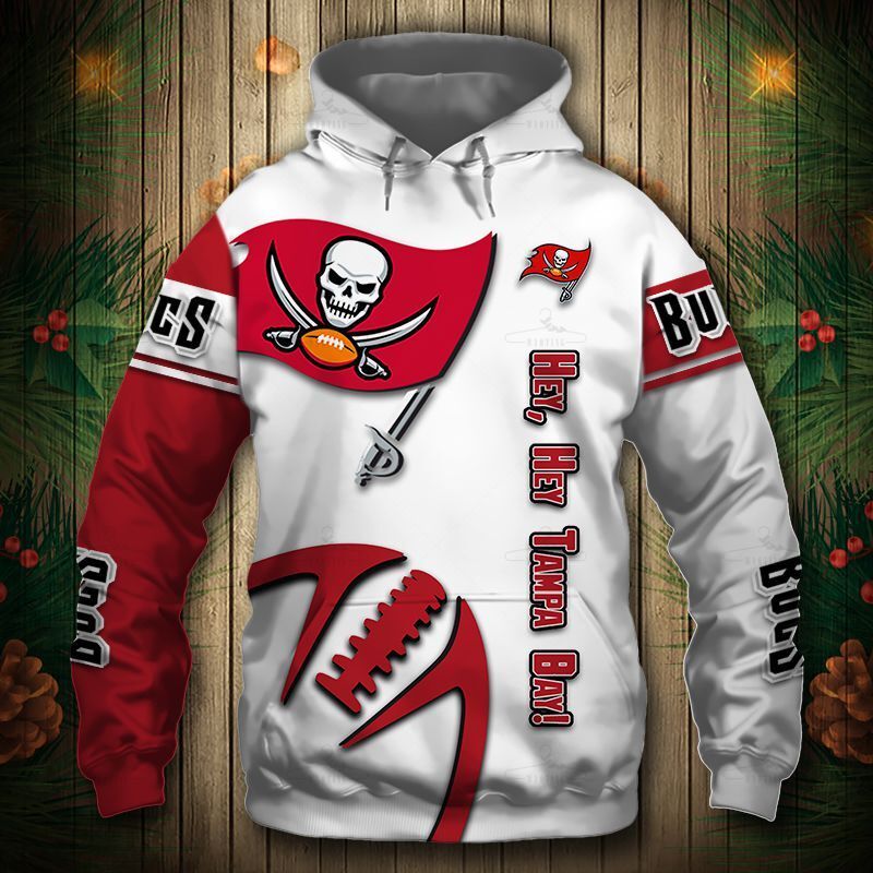 Tampa Bay Buccaneers Hoodie 3D Graphic Balls  Sweatshirt Pullover