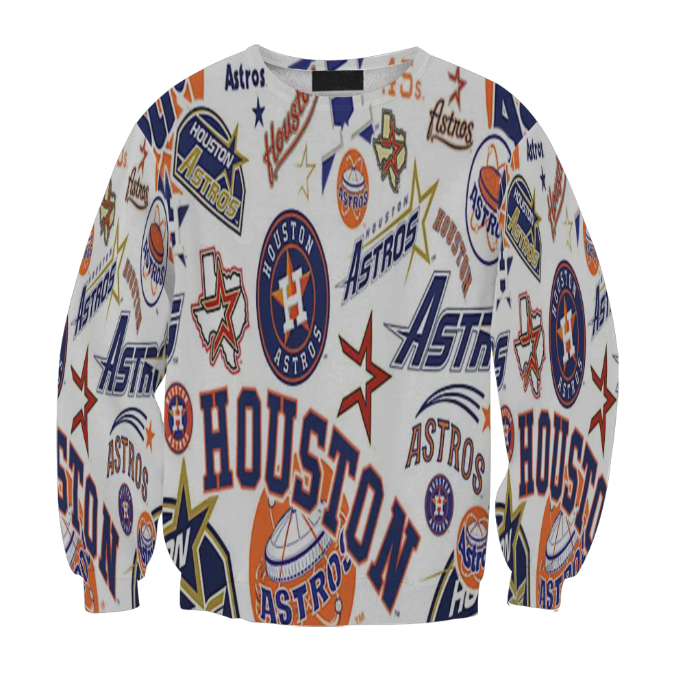 Houston Astros Emblem V4 Gift For Fan 3D Full Printing Sweatshirt