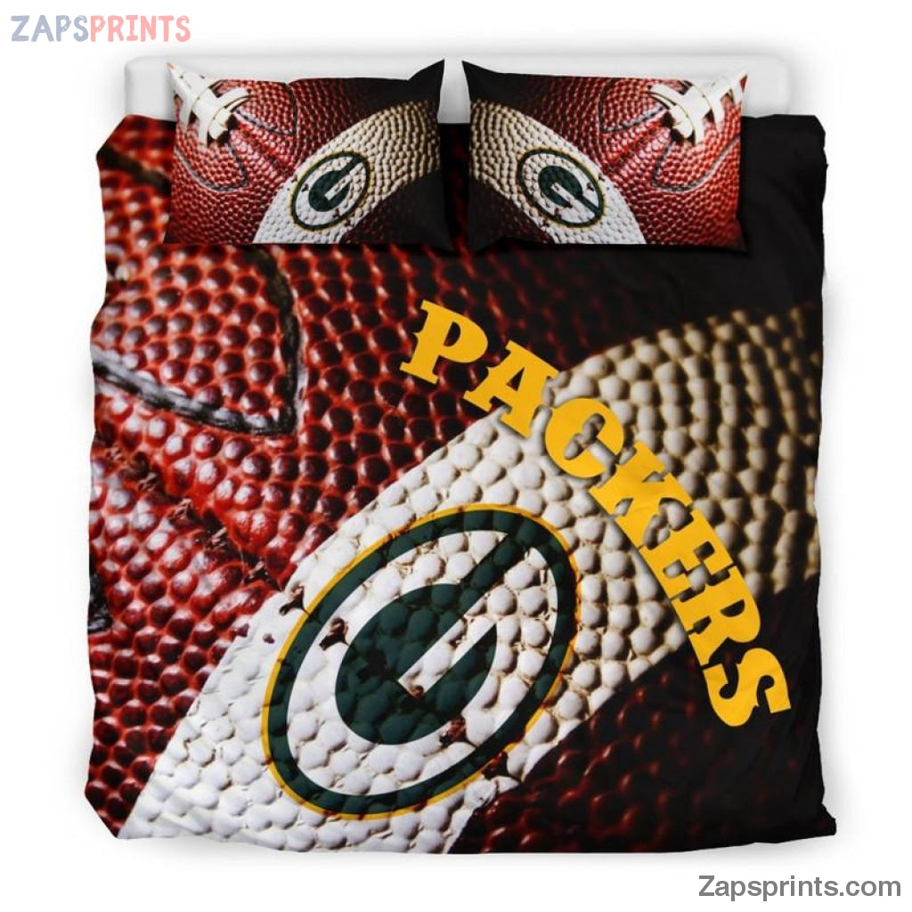 Rugby Superior Comfortable Green Bay Packers 3 D Printing Bedding Set Gift For Fan Football Lovers