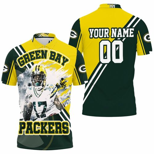 Davante Adams 17 Green Bay Packersposter For Fans Personalized Polo Shirt Model A6054 Hoodie Zipper Sweater