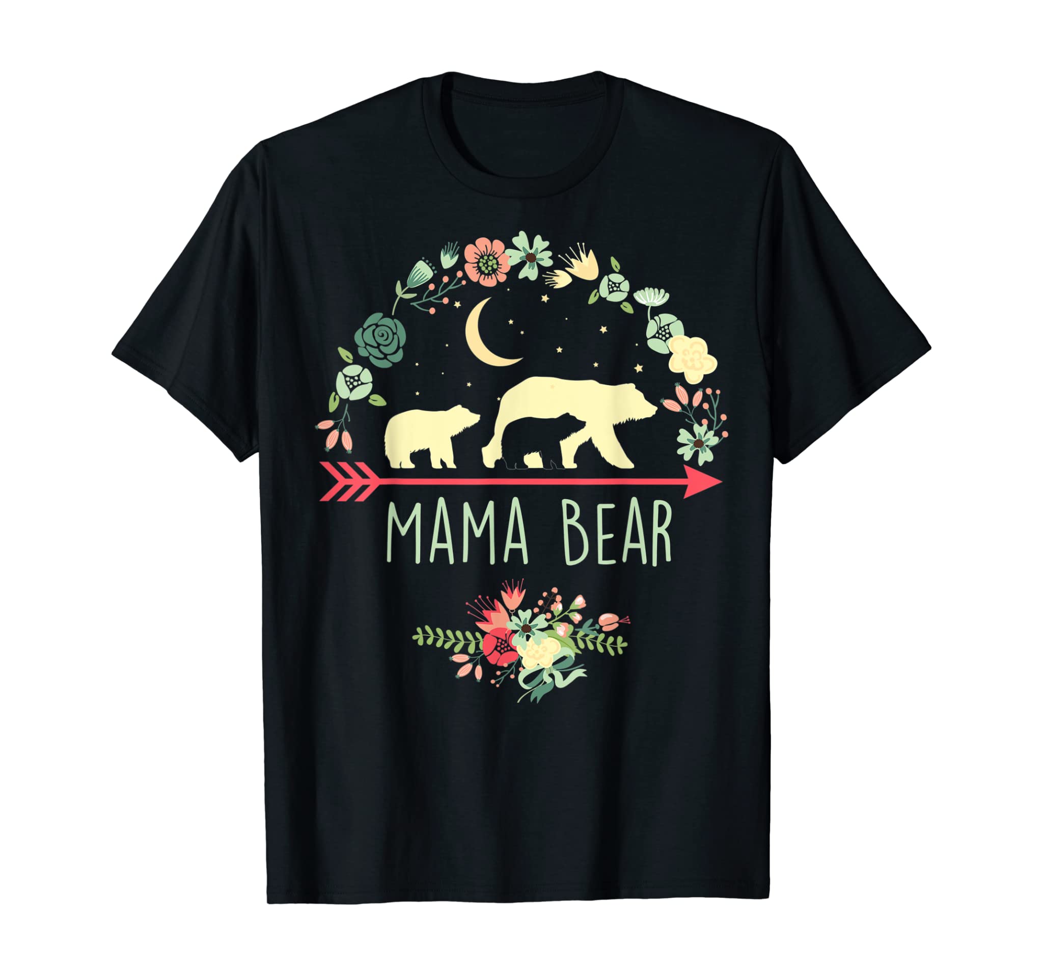 Mama Bear with 2 Cubs Shirt Floral Mother’s Day