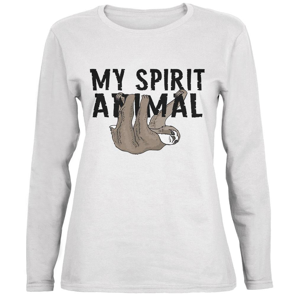 Sloth My Spirit Animal Ladies’ Relaxed Jersey Long-Sleeve Tee