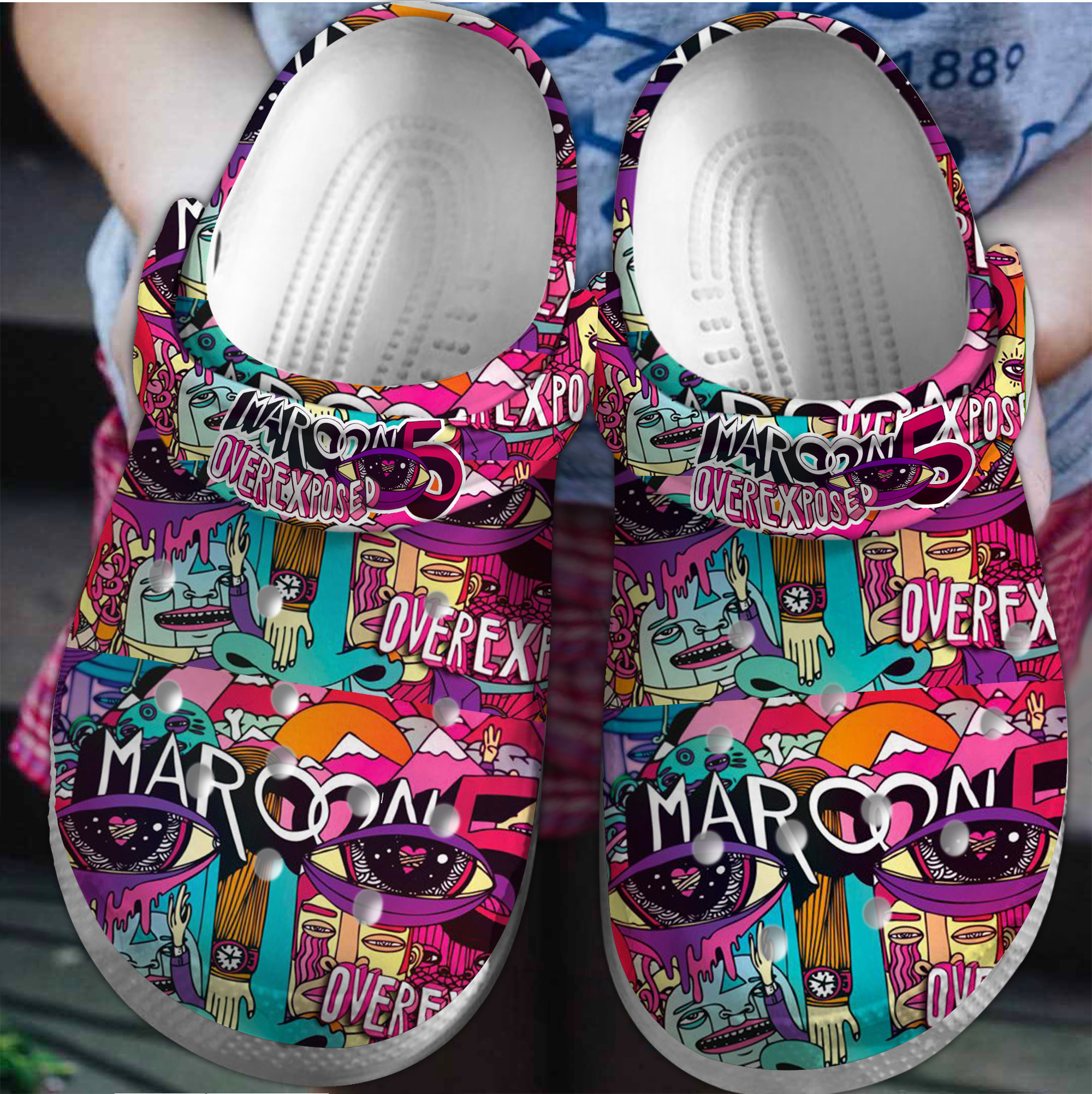 Maroon 5 Crocss Clogs For Men Women And Kid Nnagrvnk