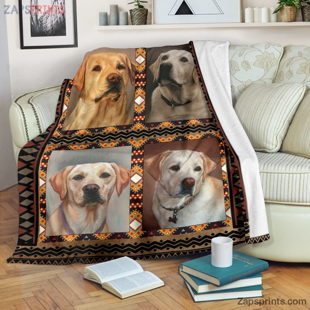 Labrador Retriever Cute Dogs Blanket – Cool Gift Ideas