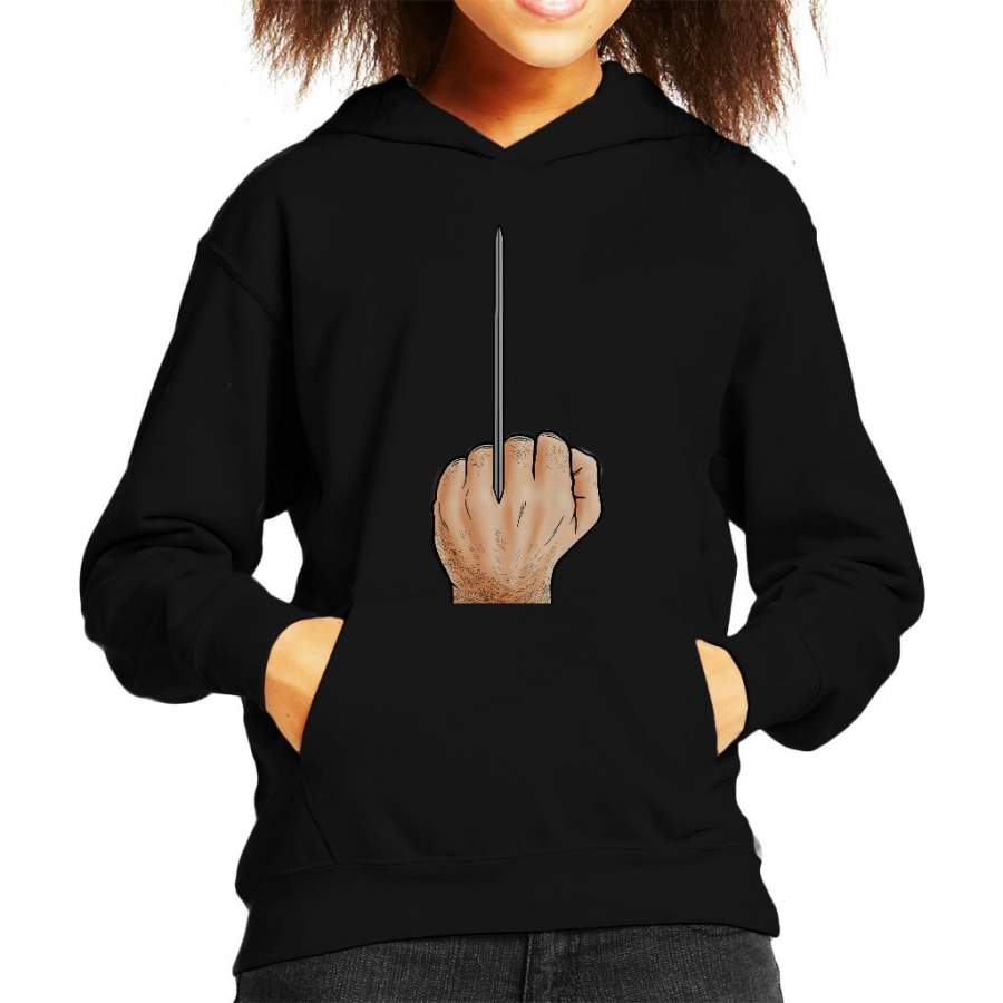 Wolverine Giving The Finger X Men Kid’s Hooded Sweatshirt