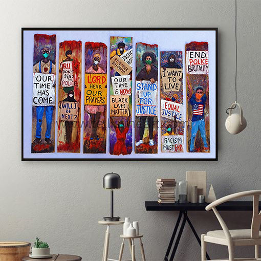 West Africa Poster Abstract Black Poster Art Print African American Girl African Man Wall Pretty Wall Hanging