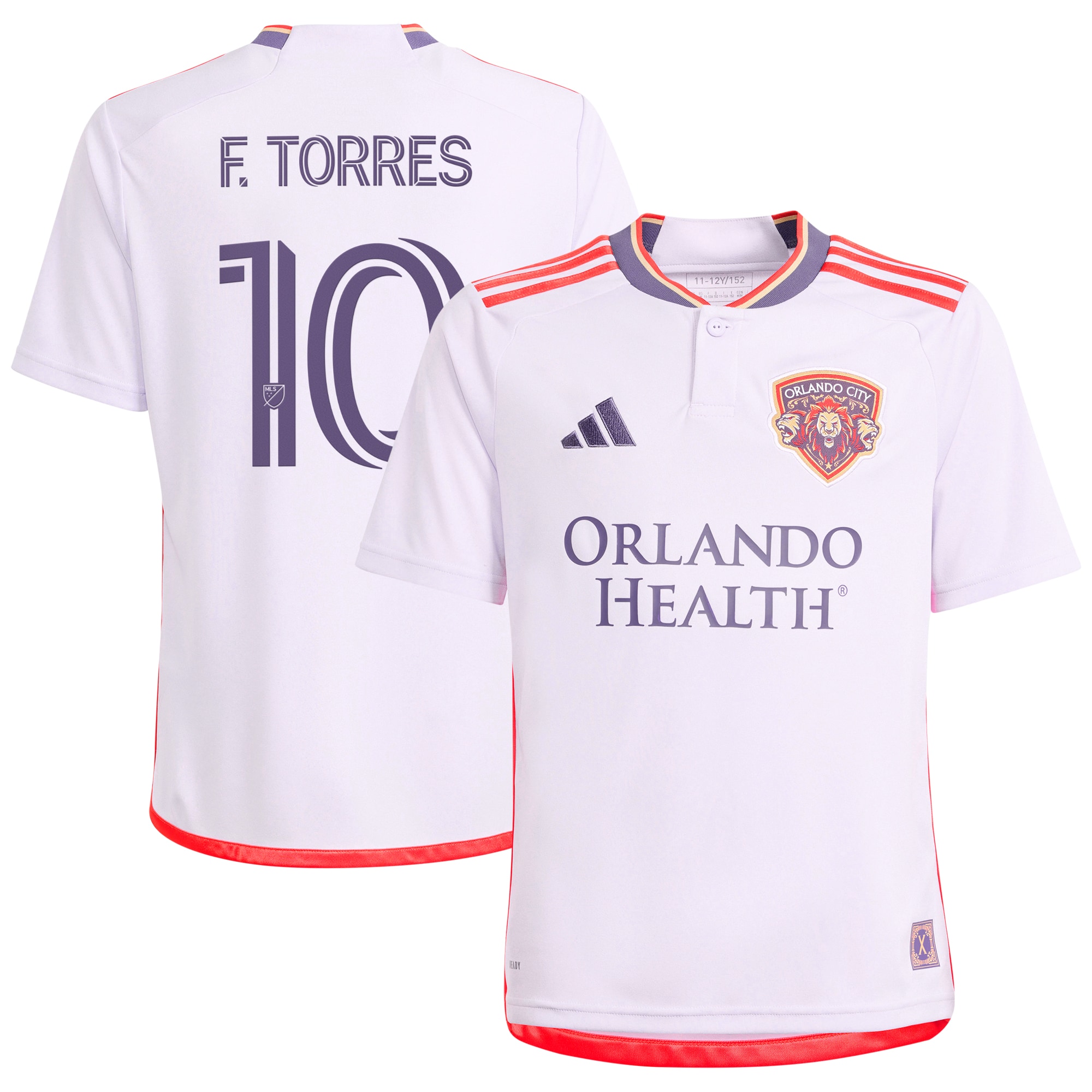 Facundo Torres Orlando City SC Youth 2024 Legacy Kit Replica Player Jersey  Purple