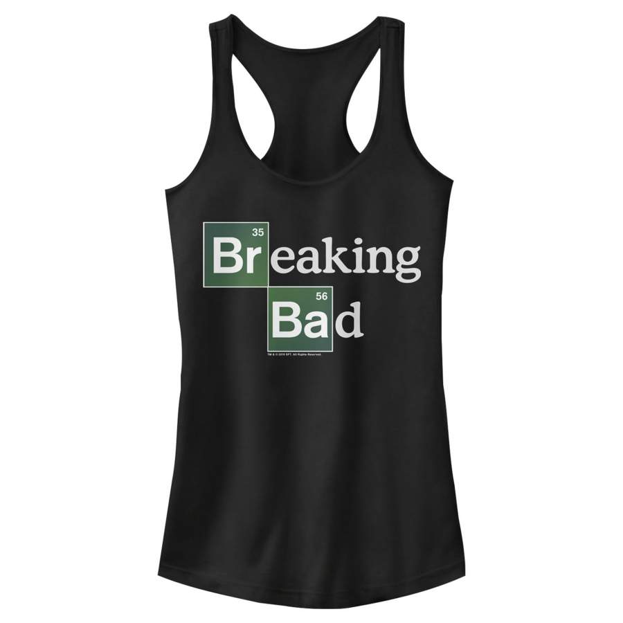 Breaking Bad Junior’s Periodic Table Logo  Racerback Tank