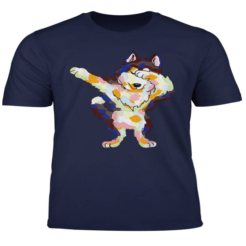 Dabbing Siberian Husky Dog Funny Puppy Dab Dance Cute Gift T Shirt