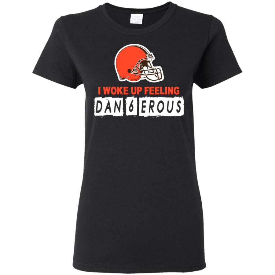 AGR Dangerous Baker Football Brown Womens T-Shirt