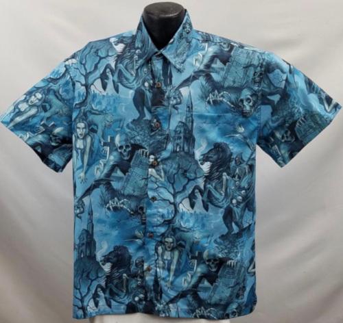 Cemetery Halloween Aloha Hawaii Shirts For Men Women Ha25798