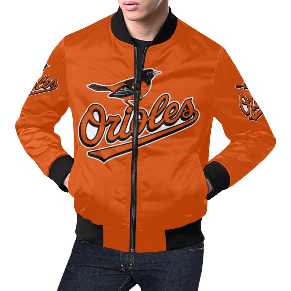 Baltimore Orioles All Over Print Bomber Jacket For Men