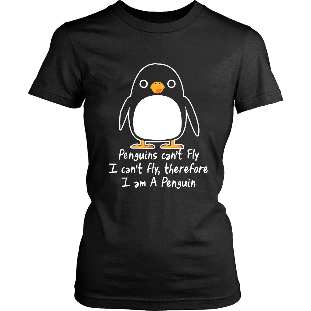 Funny Penguin I Can Not Fly Animal Love Women’S T-Shirt