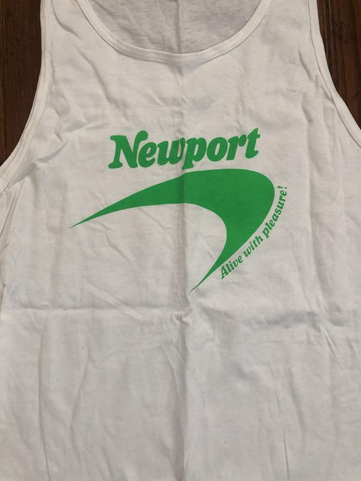 Vintage 80S 90S Deadstock Newport Cigarettes 90S Newport Shirt