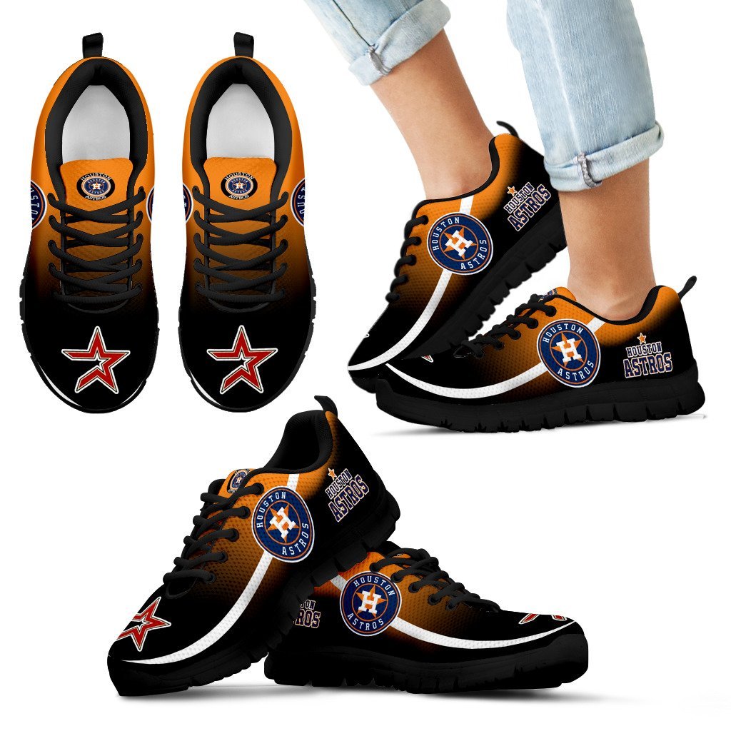 Mystery Straight Line Up Houston Astros Sneakers