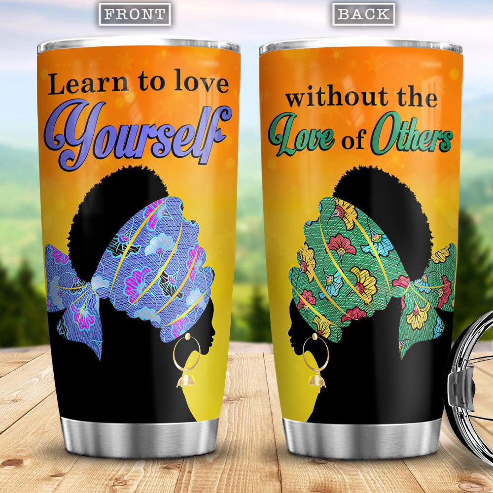 Colourful Afro Women Black Women Black Girl African American Beautiful Woman Magic Black Girl Magic Black Queen Hlgb0406005Z Stainless Steel Tumbler