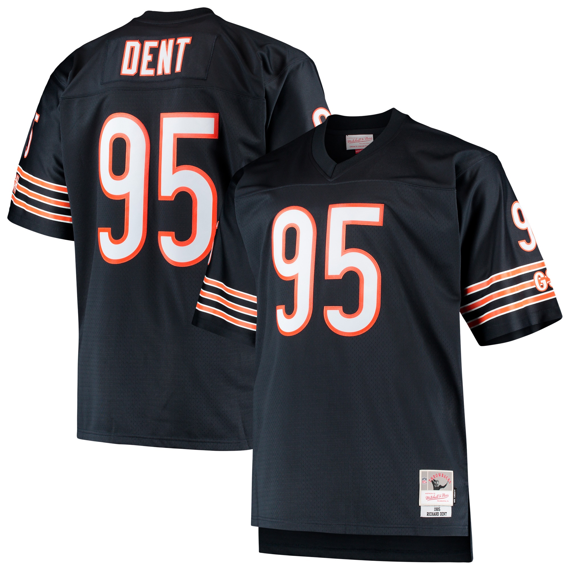 Men’s Chicago Bears Richard Dent Mitchell & Ness Navy Big & Tall 1985 Retired Player Jersey