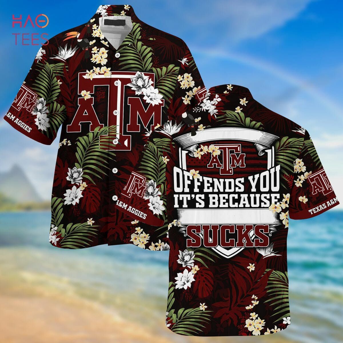 NCCA Texas A&Amp;M Aggies Offends You Trendy Hawaiian Shirt Aloha Shirt