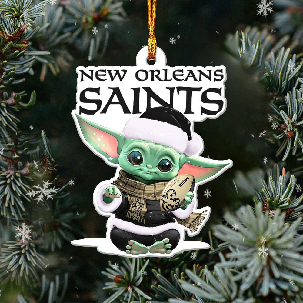 New Orleans Saints Yoda Ornament 04 XXTTT-OR0423