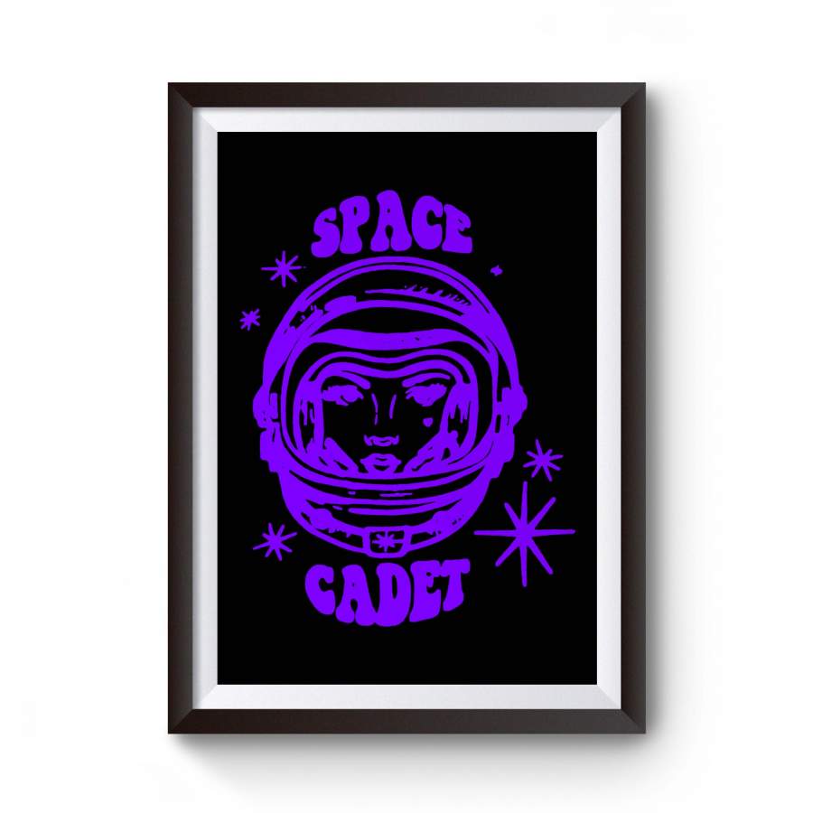 Space Cadet In Cream Vintage Galaxy Retro Poster