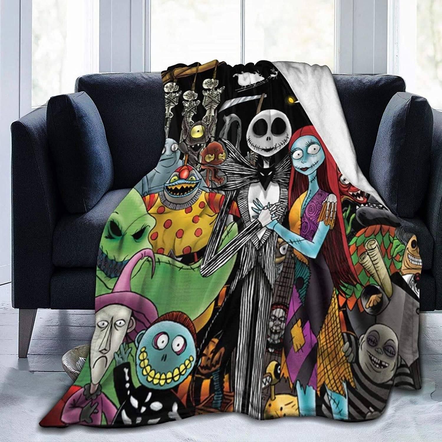 Jack Skellington Quilt And Blanket 117 Cool Panda Sports LLC