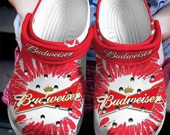 Budweiser Red Theme Clogs Clogband Clog Comfortable Water Shoes