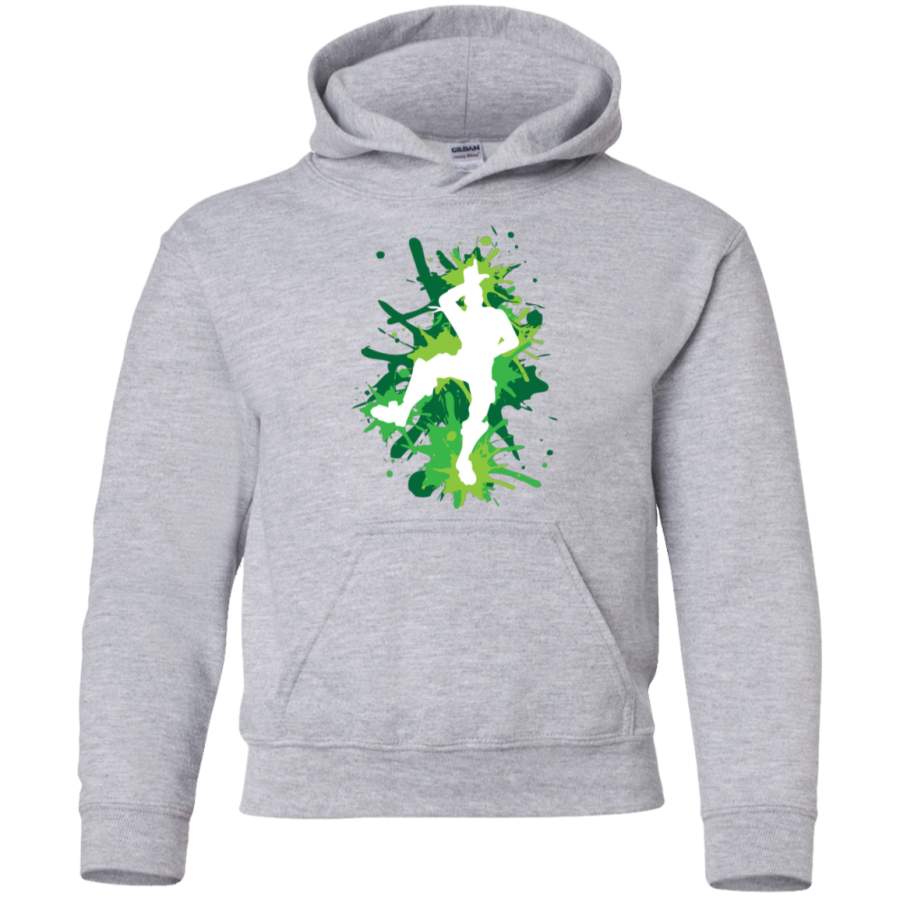 AGR Gaming – L Dance Move – Green Youth Pullover Hoodie