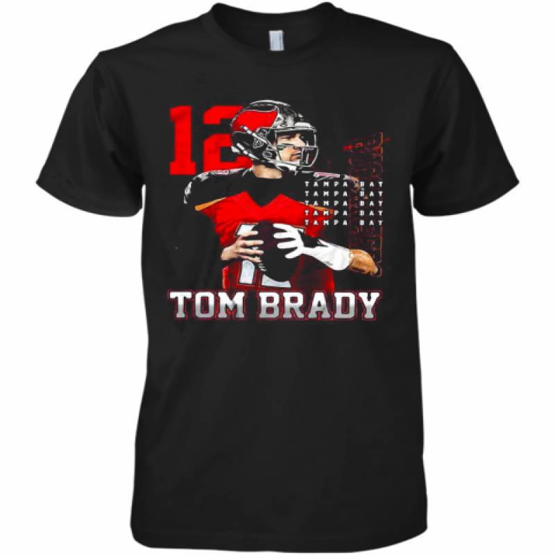 12 Tom Brady Tampa Bay Buccaneers Premium Men's T-Shirt