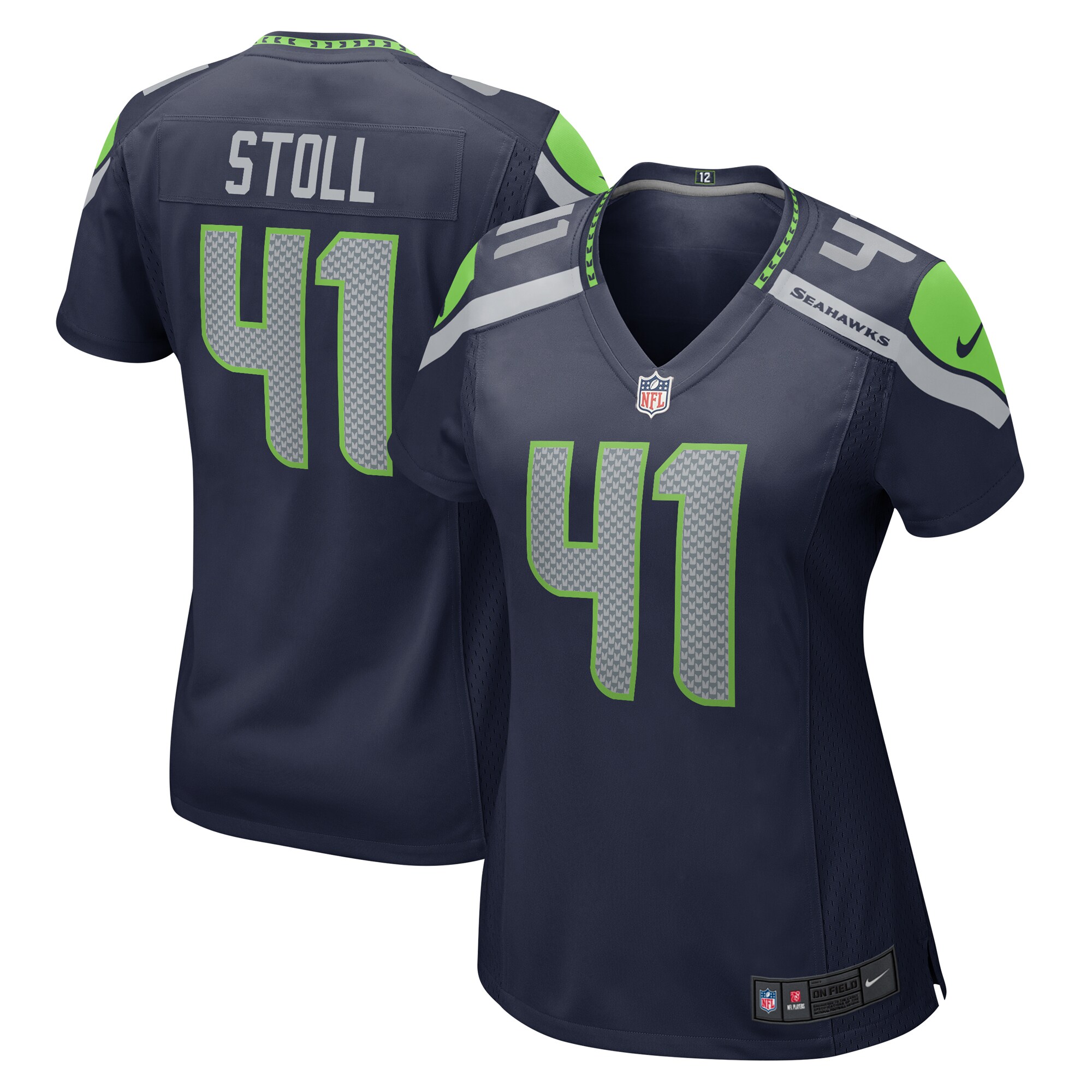 Chris Stoll Seattle Seahawks Women's Game Jersey – College Navy