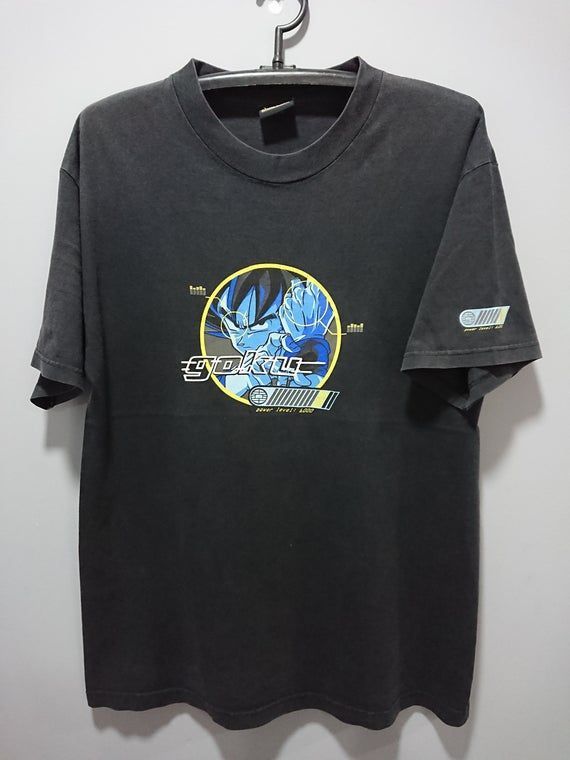 Vintage 2000 Second Hand Dragon Ball Z Shirt Son Goku Comics Moive Anime Son Gohan Vegeta Shirt