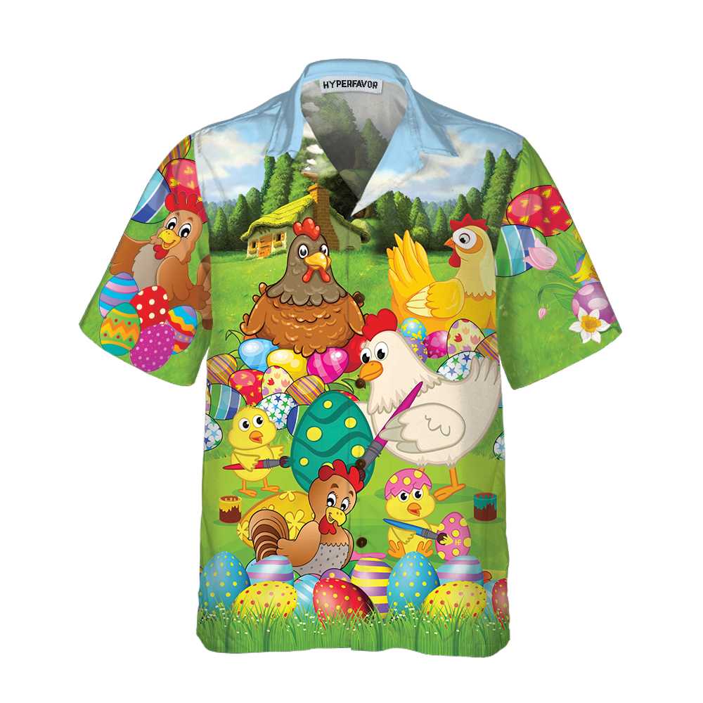 Farm Chicken Easter Eggs Hawaii Bunny Funny Shirt Gift Ideas Ha28438