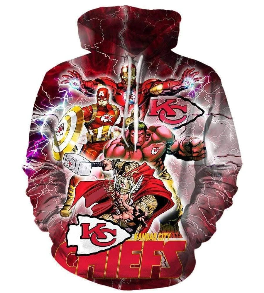 Kansas City Chiefs   99 Unisex 3D Hoodie Gift For Fans