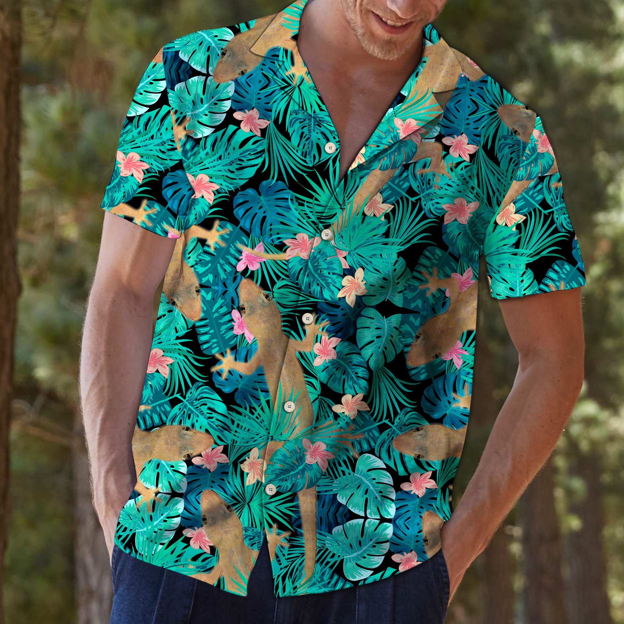 Gecko Tropical Hawaii Shirt For Hawaii Aloha Ha98102