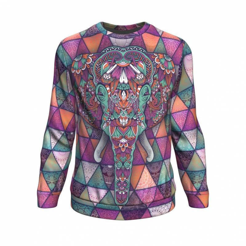 Mandala Elephant Swea Hoodie