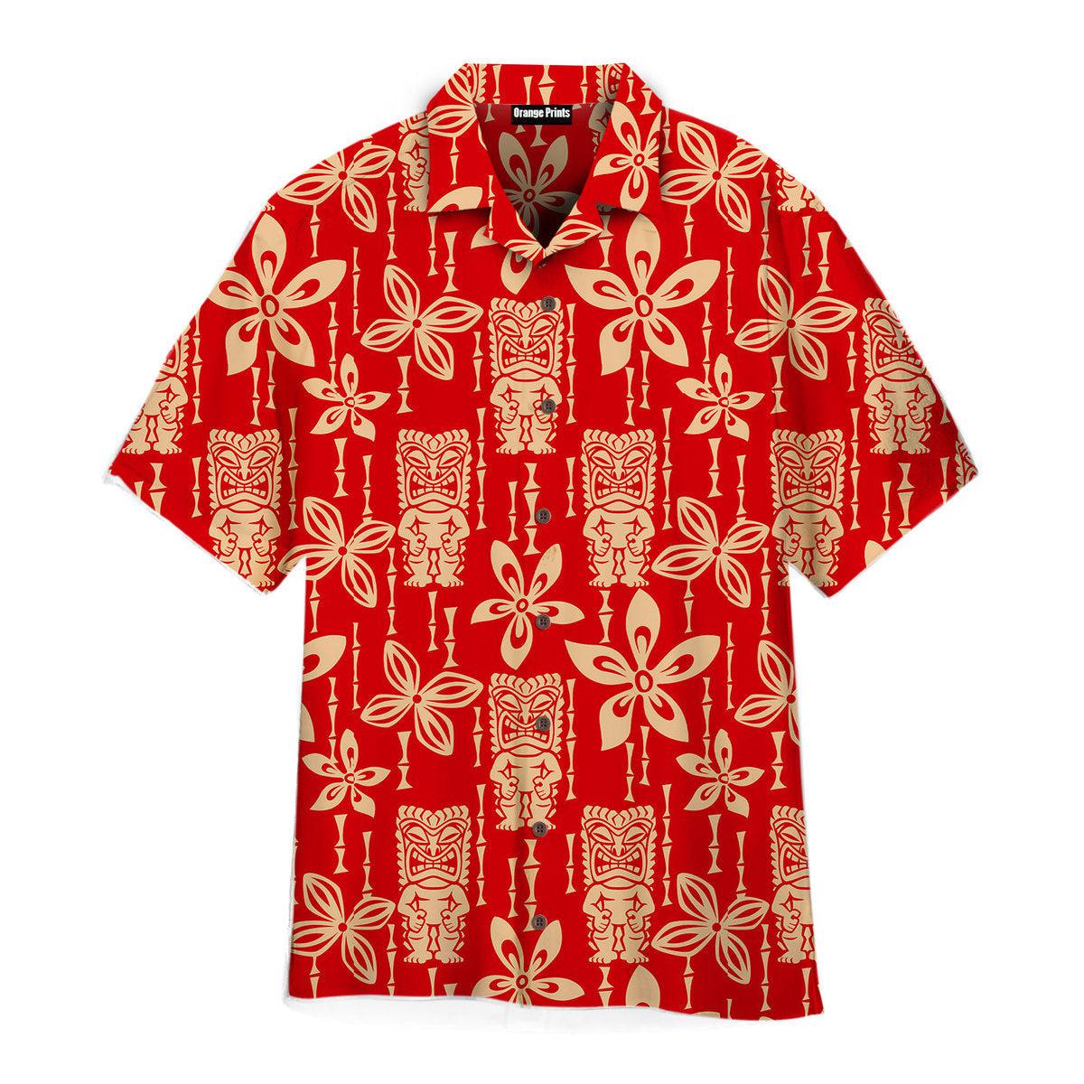 Tiki Tapa Pattern Hawaii Shirt For Men Women Ha101390