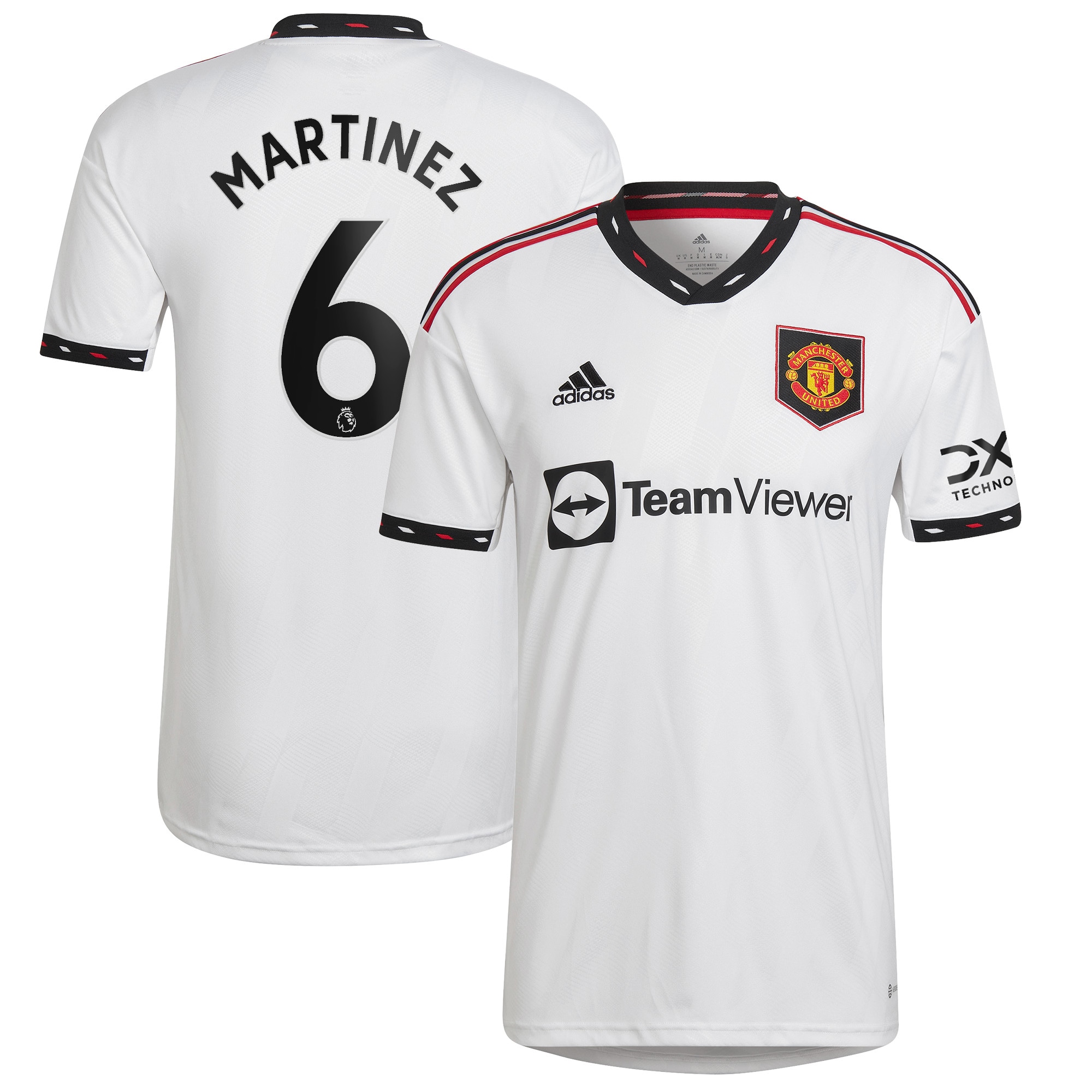 Lisandro Martínez Manchester United 2022/23 Away Replica Player Jersey – White