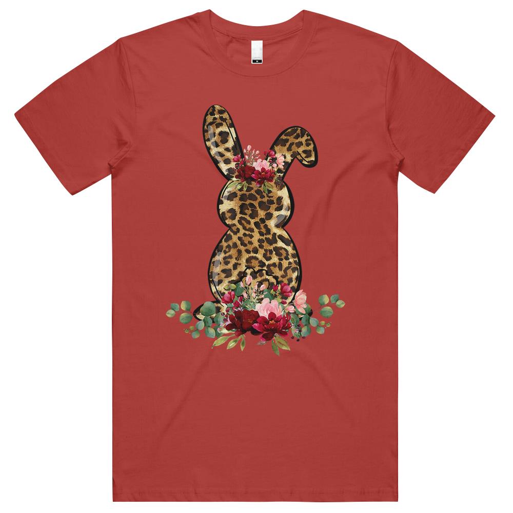 Bunny Leopard Print Rabbit Cute Easter T Shirts