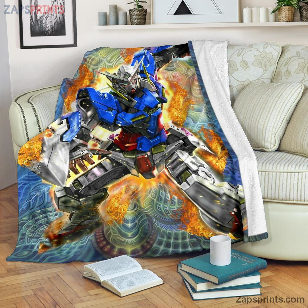 Burning Gundam Blanket