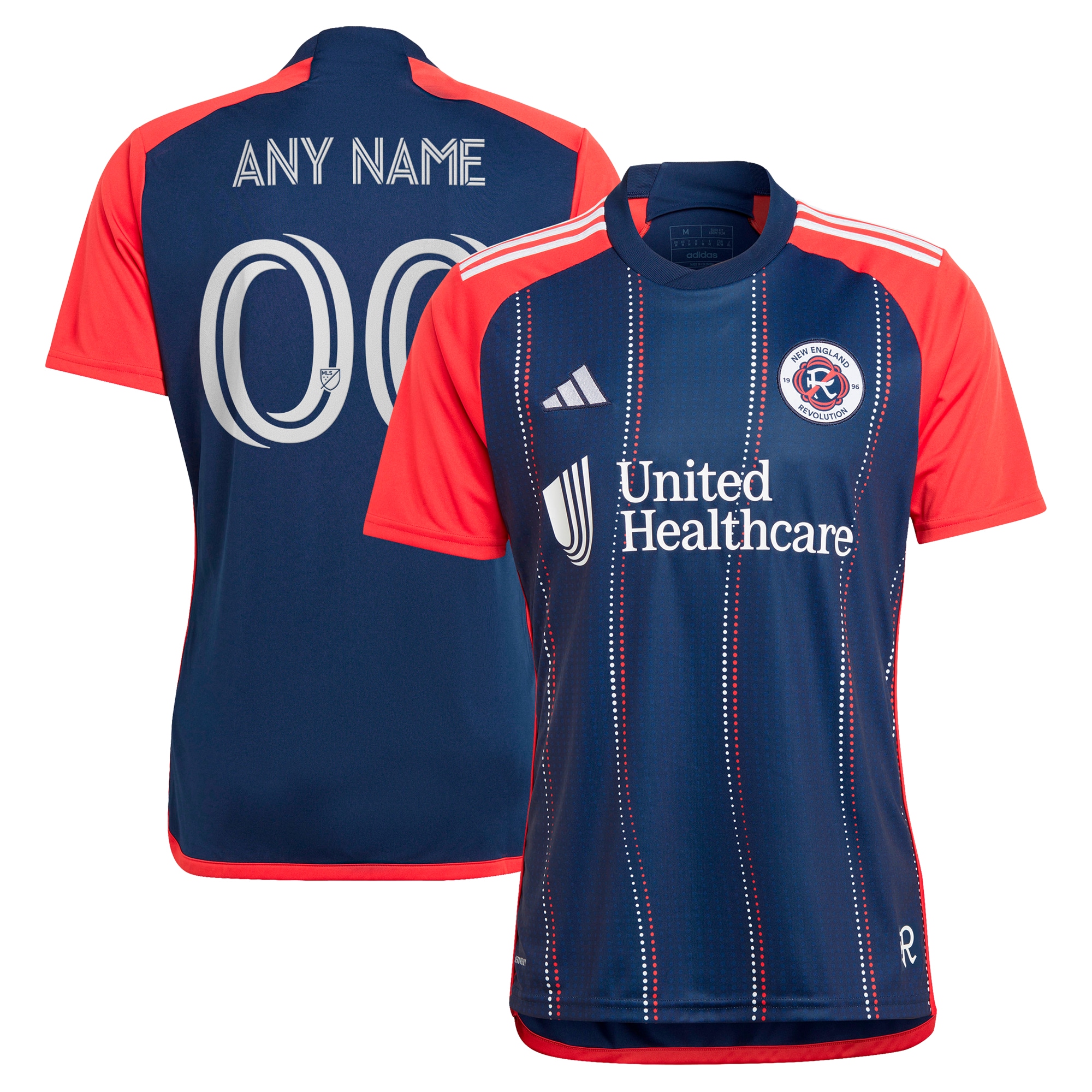 New England Revolution 2024 Boston Tea Party Replica Custom Jersey  Navy